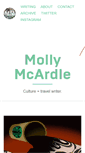 Mobile Screenshot of mollymcardle.com