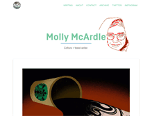 Tablet Screenshot of mollymcardle.com